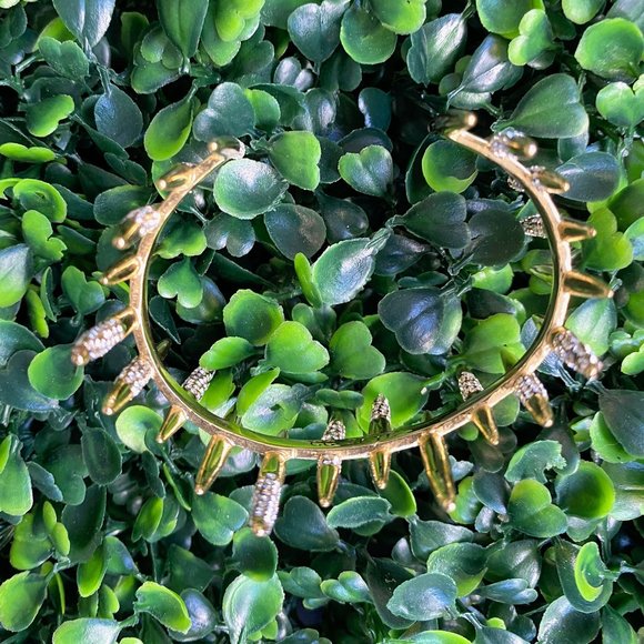 LA Designer Signed Brutalist Spike Cuff - Picture 2 of 6